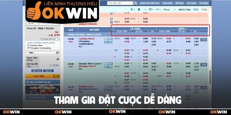 Kèo Half Time Và Full Time Là Gì? Cách Đọc Kèo Chuẩn Xác 3 Tham gia đặt cược dễ dàng